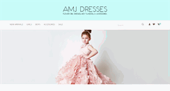 Desktop Screenshot of amjdresses.com
